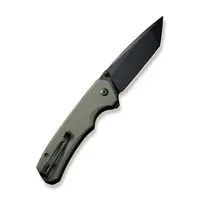 Civivi Brazen Button Lock, Green G10 Handle, 14C28N