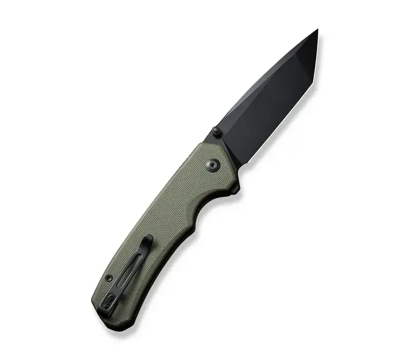 Civivi Brazen Button Lock, Green G10 Handle, 14C28N