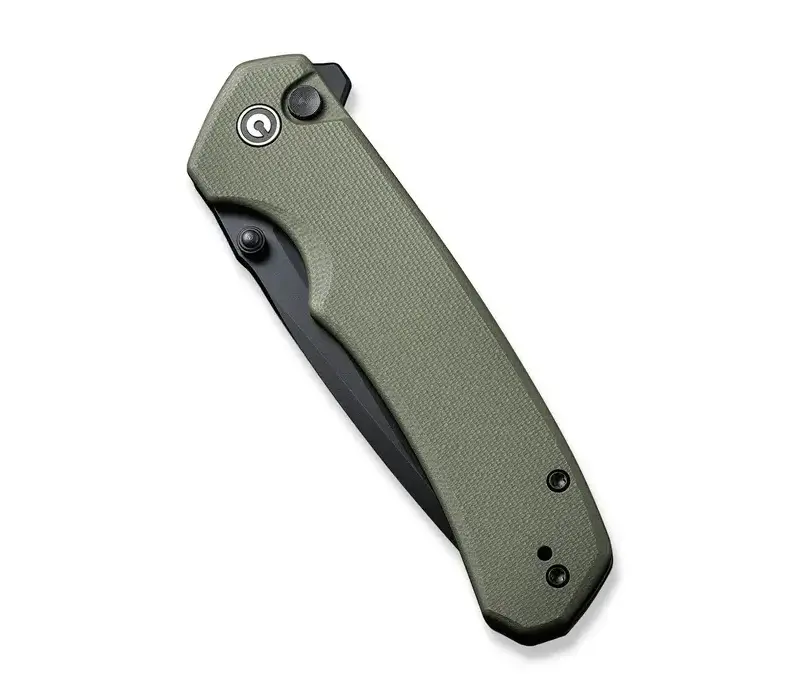 Civivi Brazen Button Lock, Green G10 Handle, 14C28N