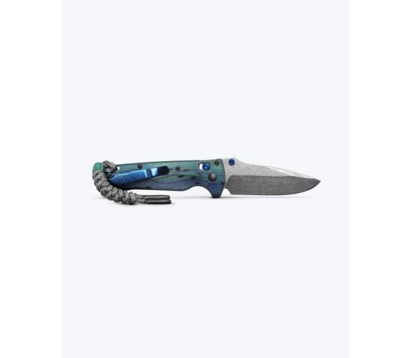 Benchmade, Mini Adira Damasteel Bifrost, Custom G-Carta Thermocline