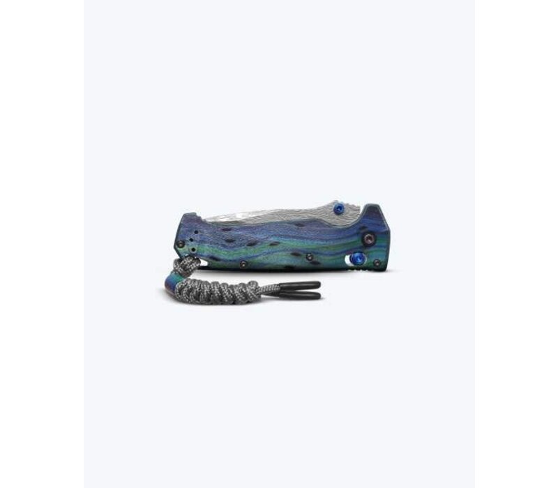 Benchmade, Mini Adira Damasteel Bifrost, Custom G-Carta Thermocline