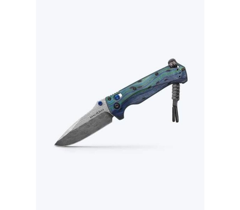Benchmade, Mini Adira Damasteel Bifrost, Custom G-Carta Thermocline