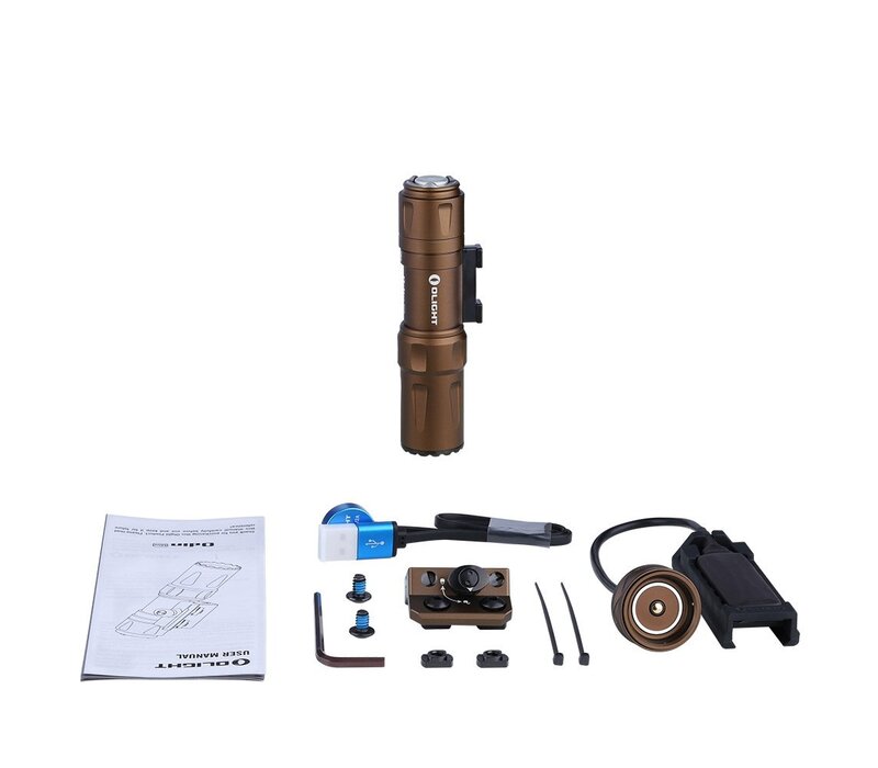 Olight, Odin Mini Tactical Light with M-Lok Mount and Remote Switch, Tan