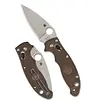 Spyderco Knives Spyderco, Manix 2 Lightweight Brown FRN, CPM 15V Steel SPRINT RUN