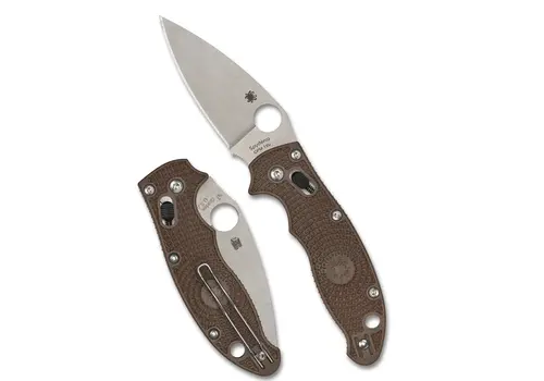 Spyderco Knives Spyderco, Manix 2 Lightweight Brown FRN, CPM 15V Steel SPRINT RUN