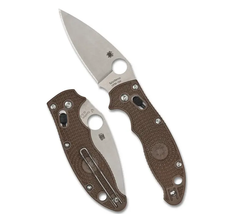 Spyderco, Manix 2 Lightweight Brown FRN, CPM 15V Steel SPRINT RUN