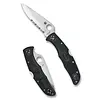 Spyderco Knives Spyderco, Endura 4 ComboEdge, Black FRN Handle and VG10
