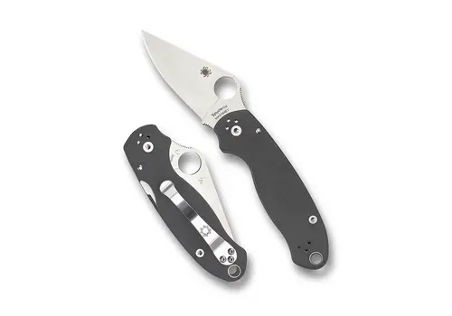 Spyderco Knives Spyderco, Para 3 Maxamet Dark Gray G10 Handle