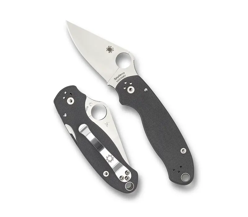 Spyderco, Para 3 Maxamet Dark Gray G10 Handle