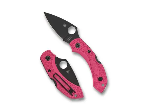Spyderco Knives Spyderco, Dragonfly 2 Pink FRN, Black CPM S30V