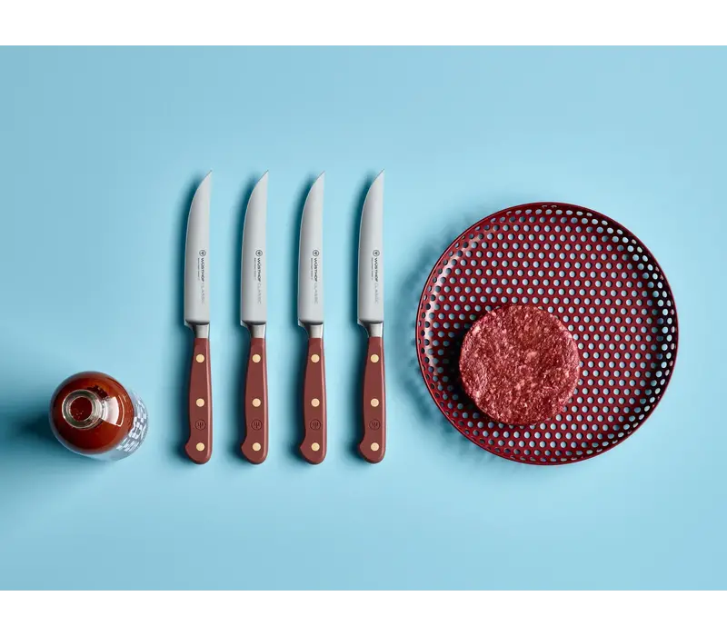 Wusthof, Classic 4 Piece Steak Knife Set Tasty Sumac