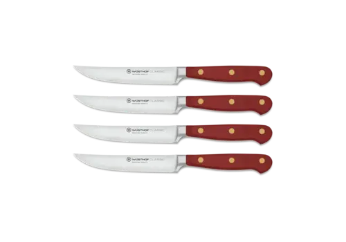 Wusthof Wusthof, Classic 4 Piece Steak Knife Set Tasty Sumac Wusthof Wusthof, Classic 4 Piece Steak Knife Set Tasty Sumac