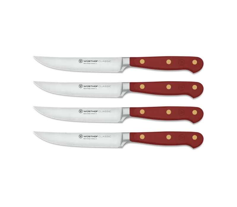 Wusthof, Classic 4 Piece Steak Knife Set Tasty Sumac
