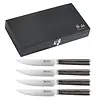 Cangshan Cangshan 4Pc Pakkawood Steak Knife Set in Wooden Chest, German Stainless