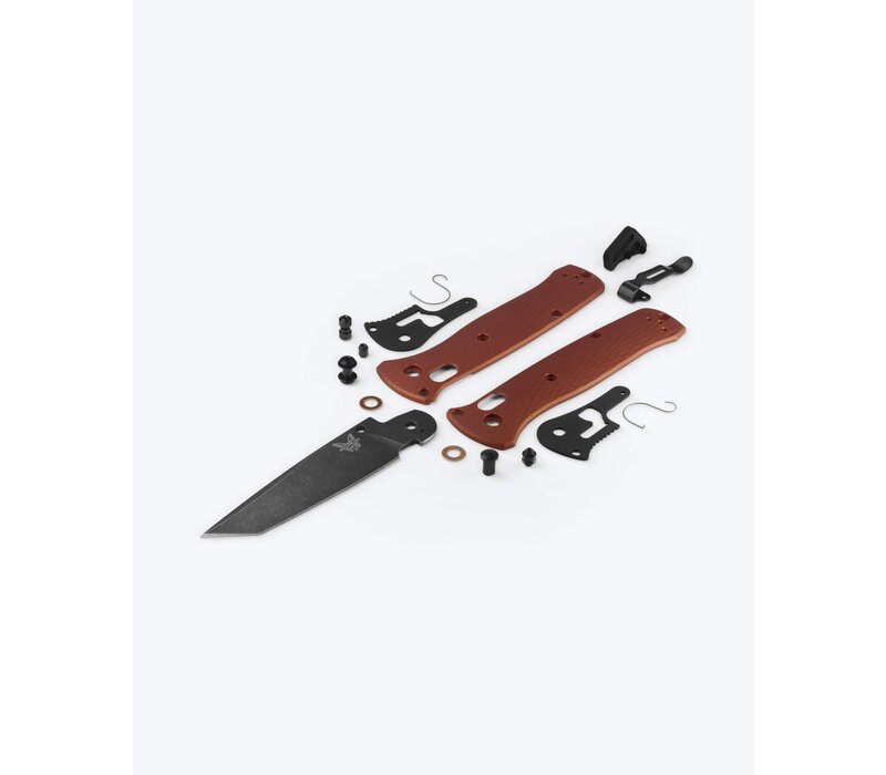 Benchmade Bailout, Battlewash Magnacut Steel, Burnt Copper Aluminum