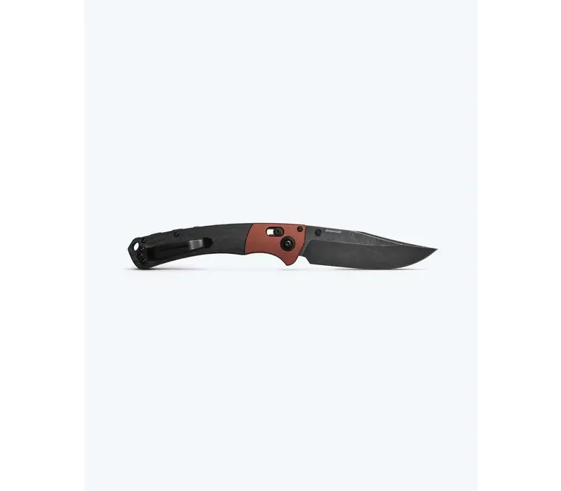 Benchmade Crooked River, Magnacut, Burnt Copper Aluminum and Black Micarta