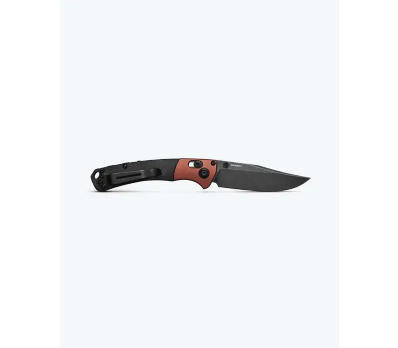 Benchmade Mini Crooked River, Magnacut, Burnt Copper Al and Black Micarta