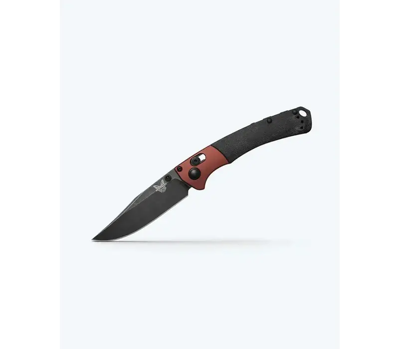 Benchmade Mini Crooked River, Magnacut, Burnt Copper Al and Black Micarta