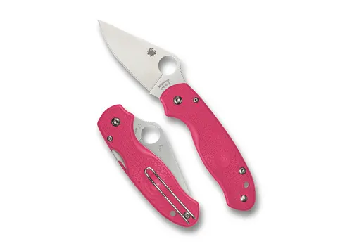 Spyderco Knives Spyderco Para 3 Pink Lightweight CTS BD1N Steel