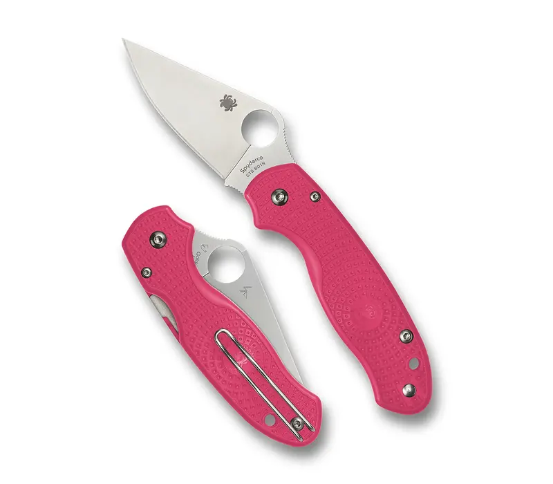 Spyderco Para 3 Pink Lightweight CTS BD1N Steel