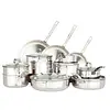 Clipper Corp/Viking Viking 3-Ply  Stainless 17pc Cookware set Clipper Corp/Viking Viking 3-Ply  Stainless 17pc Cookware set