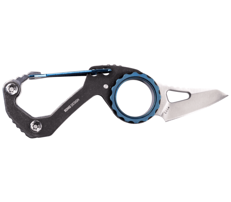 CRKT, Compano Carabiner Blue, 8CR13MOV