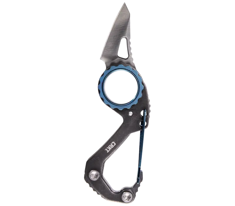 CRKT, Compano Carabiner Blue, 8CR13MOV