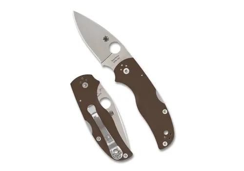 Spyderco Knives Spyderco Native 5, Brown G10, CPM 15V SPRINT RUN