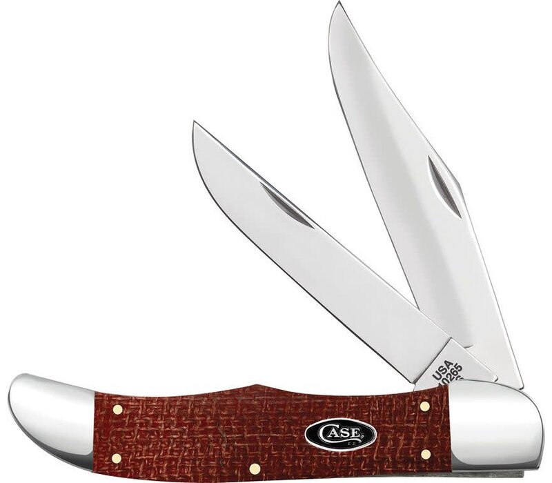 Case, Folding Hunter Dark Red Micarta