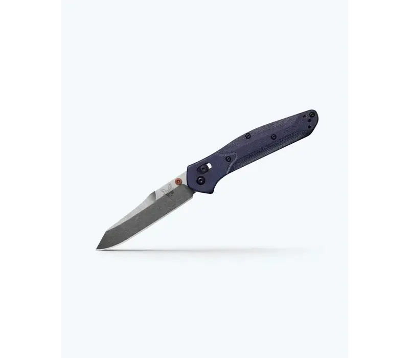 Benchmade 940, M390 Steel, Denim Micarta, Copper PVD