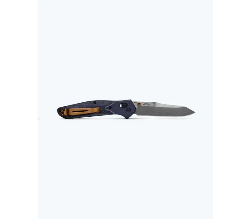 Benchmade 940, M390 Steel, Denim Micarta, Copper PVD