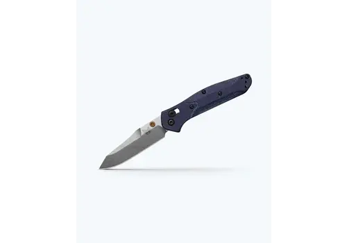 Benchmade Benchmade Mini Osborne, Copper PVD M390 Steel, Denim Micarta