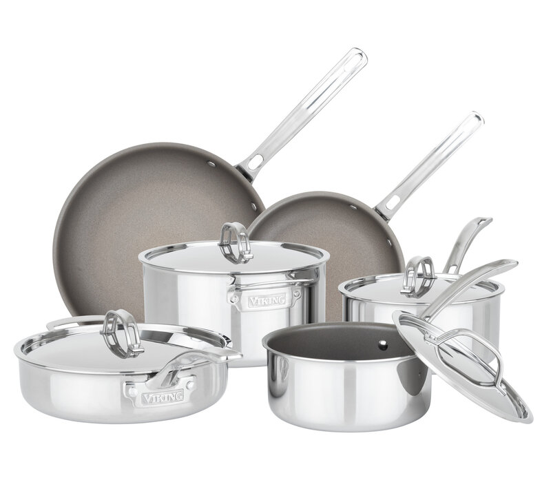 Viking - PureGlide™ 3-Ply Nonstick 10pc. Cookware Set