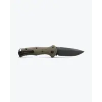 Benchmade Mini Claymore Auto Drop Point, Ranger Green Grivory, CPM D2