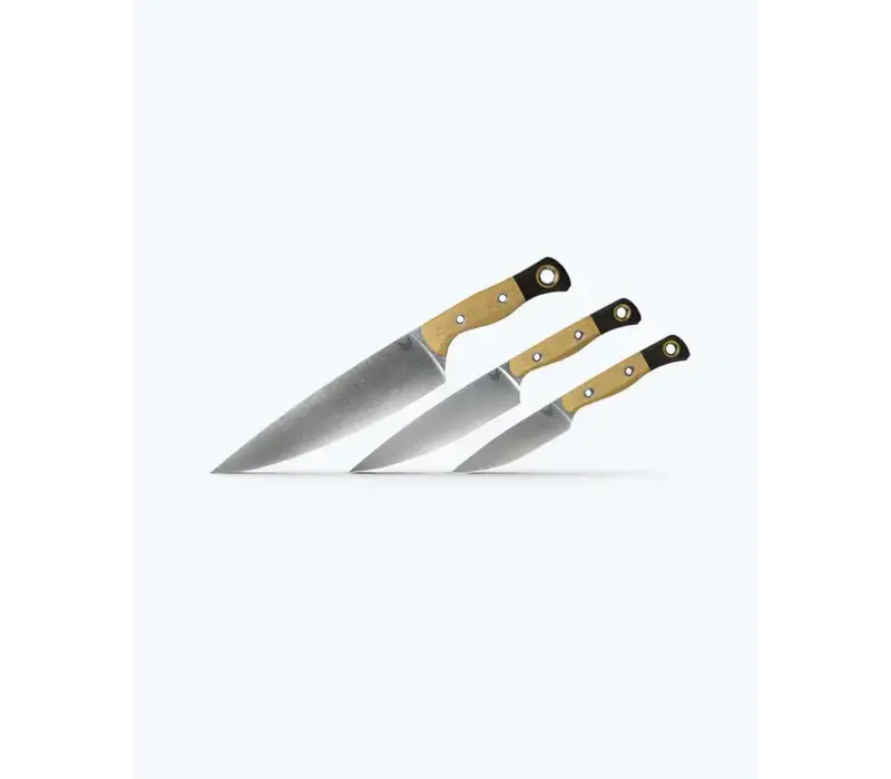 Benchmade 3 Piece Set Maple Valley Richlite, CPM 154