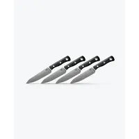Benchmade 4PC Table Knife Set, Black G10, CPM 154 Steel