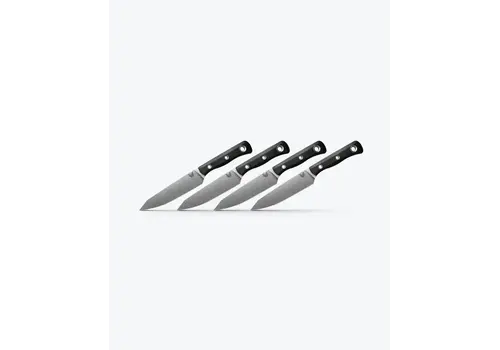 Benchmade Benchmade 4PC Table Knife Set, Black G10, CPM 154 Steel