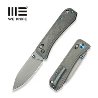 WE Knives Bougie Banter, Crossbar Lock, Titanium, CPM S45VN