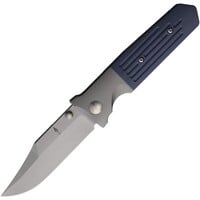 Terrain 365 STS-ATB Frame Lock, Dendritic Cobalt Steel, Gray G10 Handle
