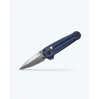 Benchmade Lowden, Axis Flipper, M390 Steel, Crater Blue Aluminum Handle