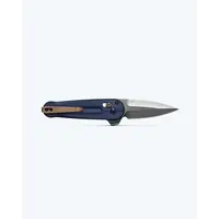 Benchmade Lowden, Axis Flipper, M390 Steel, Crater Blue Aluminum Handle