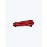 Benchmade Lowden, Axis Flipper, M390 Steel, Phoenix Red Aluminum Handle
