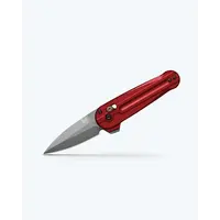 Benchmade Lowden, Axis Flipper, M390 Steel, Phoenix Red Aluminum Handle