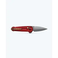 Benchmade Lowden, Axis Flipper, M390 Steel, Phoenix Red Aluminum Handle