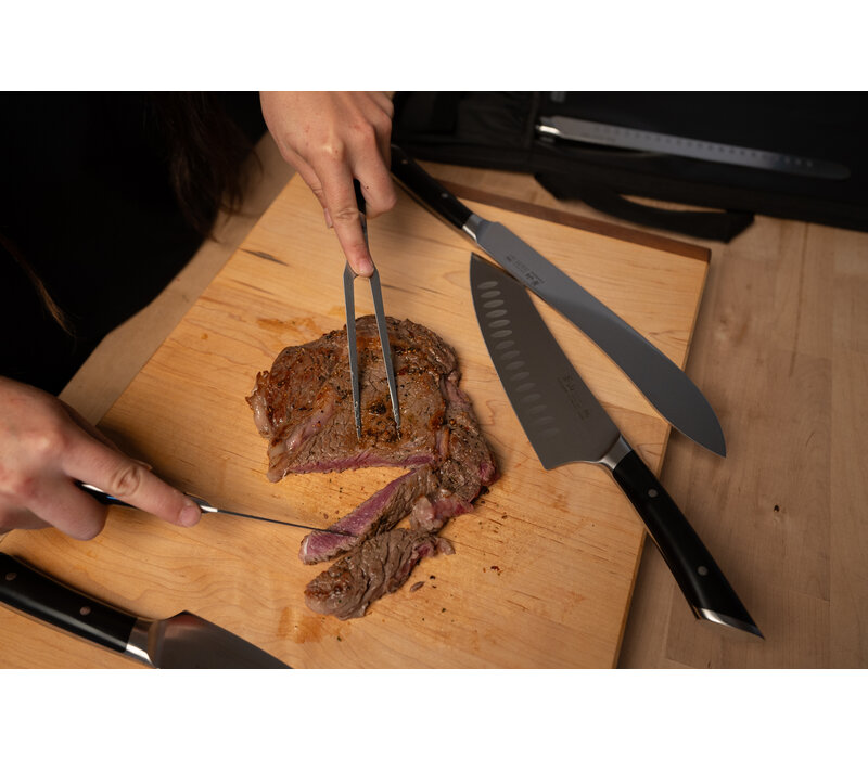 Cangshan, HELENA White 9 Piece BBQ Knife Set with Black Bag