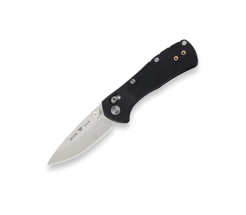 Buck Mini Range Pro, Black GRN Handle, 154CM Steel