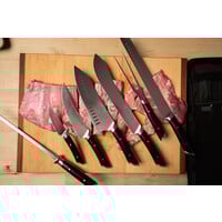 Cangshan Helena 9pc BBQ Knife Bag Set Black