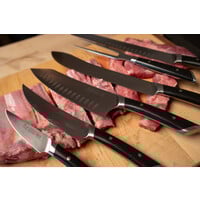 Cangshan Helena 9pc BBQ Knife Bag Set Black