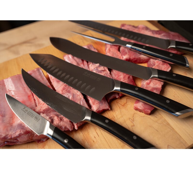 Cangshan Helena 9pc BBQ Knife Bag Set Black