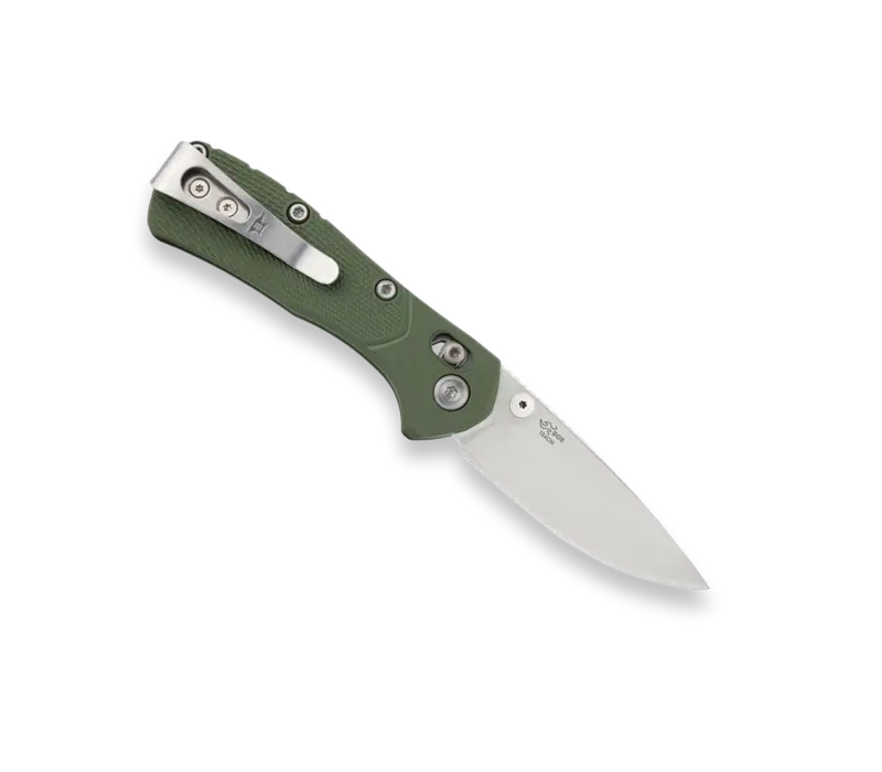 Buck Mini Range Pro, Green GRN Handle, 154CM Steel